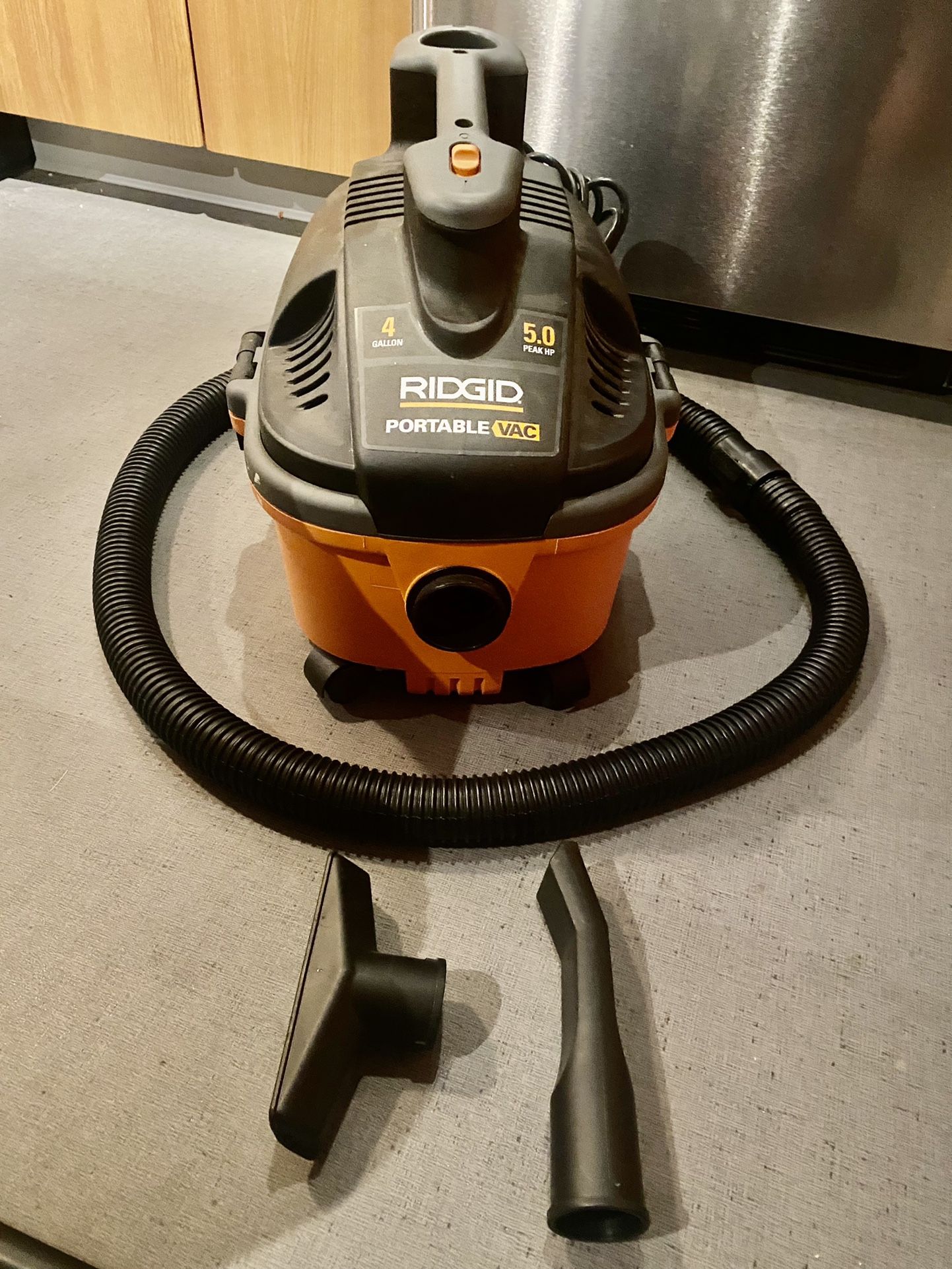 Ridgid WD4070 4 Gal. 5.0-Peak HP Portable Wet Dry Vac