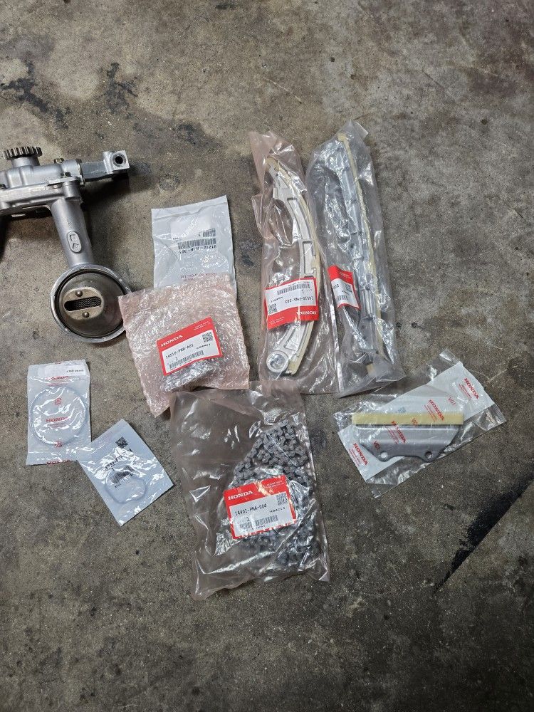Acura Rsx Type S K20a2 New Oem Timing Chain And Guides Tensioner Pump Trey Seals Complete Parts