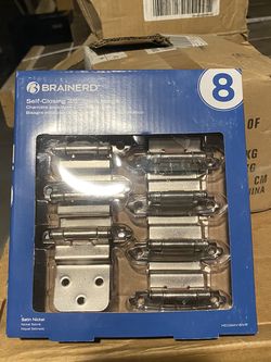 3/8 -in Inset Hinges 8-pack