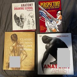 Art Anatomy And Perspective Book Lot 