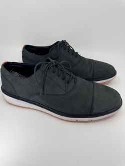 SWIMS Men's Grey Nubuck Lace Up Shoes Size 11