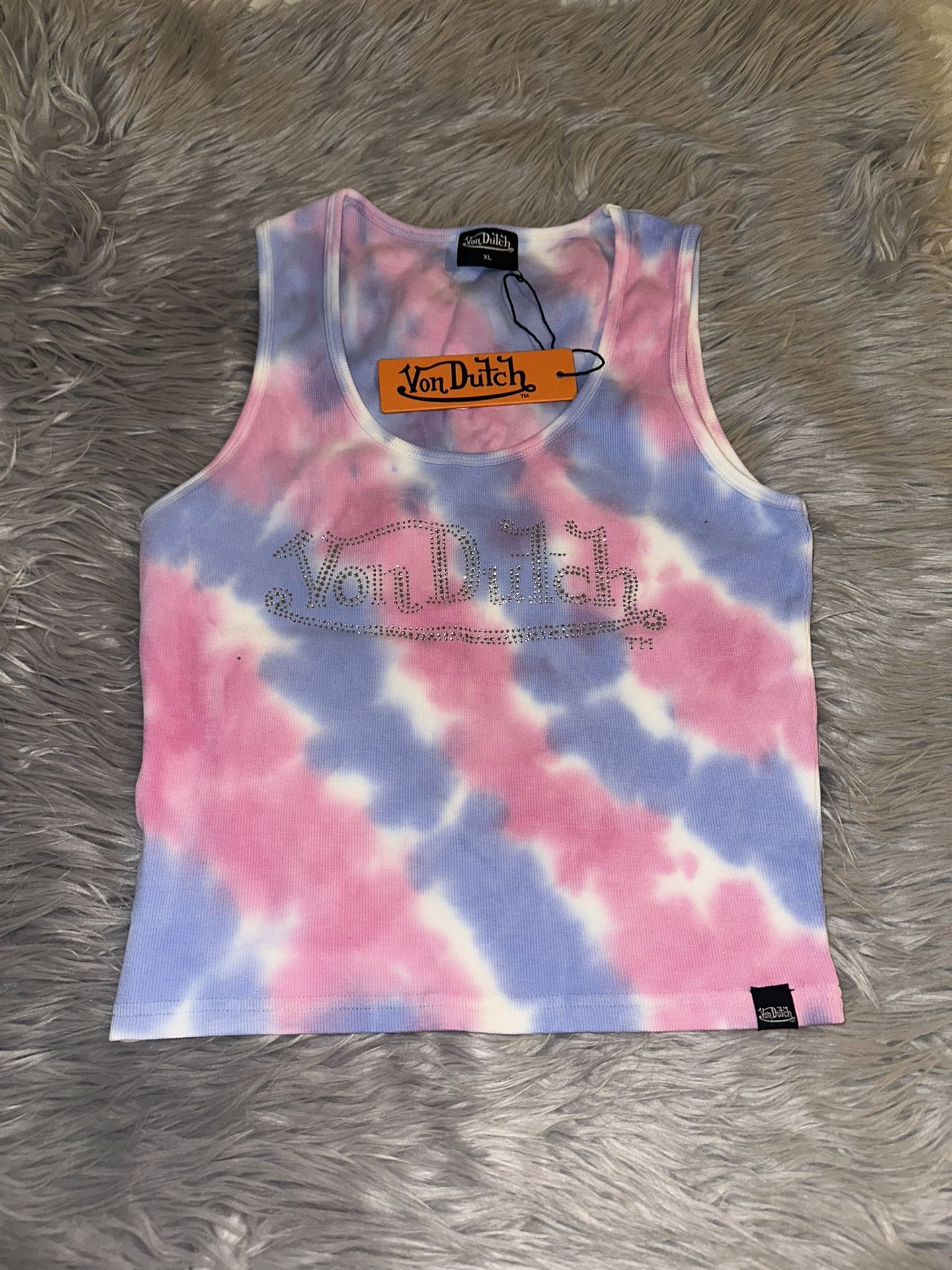 Von Dutch Ribbed Tank Top