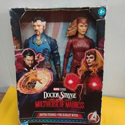 Marvel Avengers Titan Hero Series Doctor Strange and The Scarlet Witch 2-Pack Action Figures. (