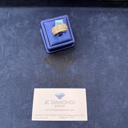 Ring Band Men 1ok Gold Diamonds Real Vs Diamonds 
