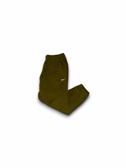 Nike sportswear club fleece tapered sweatpants olive green mens 2XL