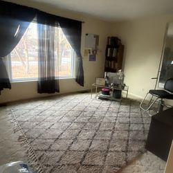 8x10 Neutral Boho Farmhouse Area Rug – Clean