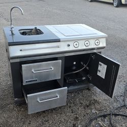 Sonoma  Patio BBQ ,Sink And Warmer