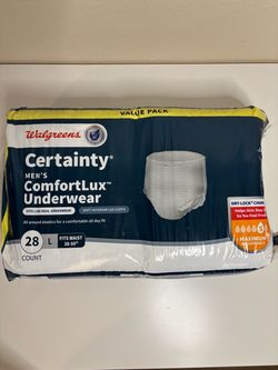Men’s Incontinence Disposable Underwear - Size L