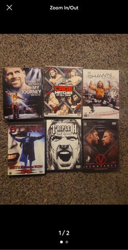 WWE & TNA Wrestling DVD Lot of 6