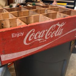 Old Wooden Coca-cola Box