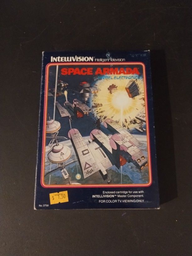Intellivision Space Armada Game 1982