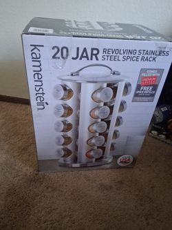 Kamenstein Revolving Stainless  Steel Spice Rack