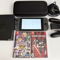 Nintendo Switch Grey + 2 Games Bundle