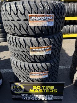 4 NEW TIRES 33x12.50R22 Arroyo Tamarock M/T $880 Cash Price 🐝 🛞 FREE INSTALLATION 🐝 🛞
