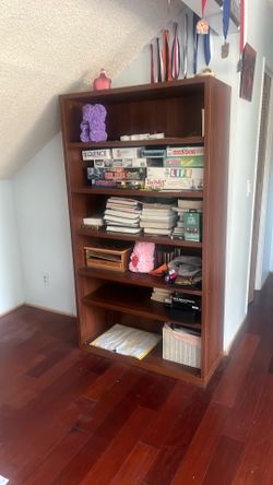 Cheery bookcase  five shelf’s