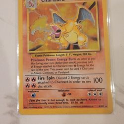 Pokémon TCG Card - Charizard 4/102 - HOLO Rare - Base Set Unlimited [MP]