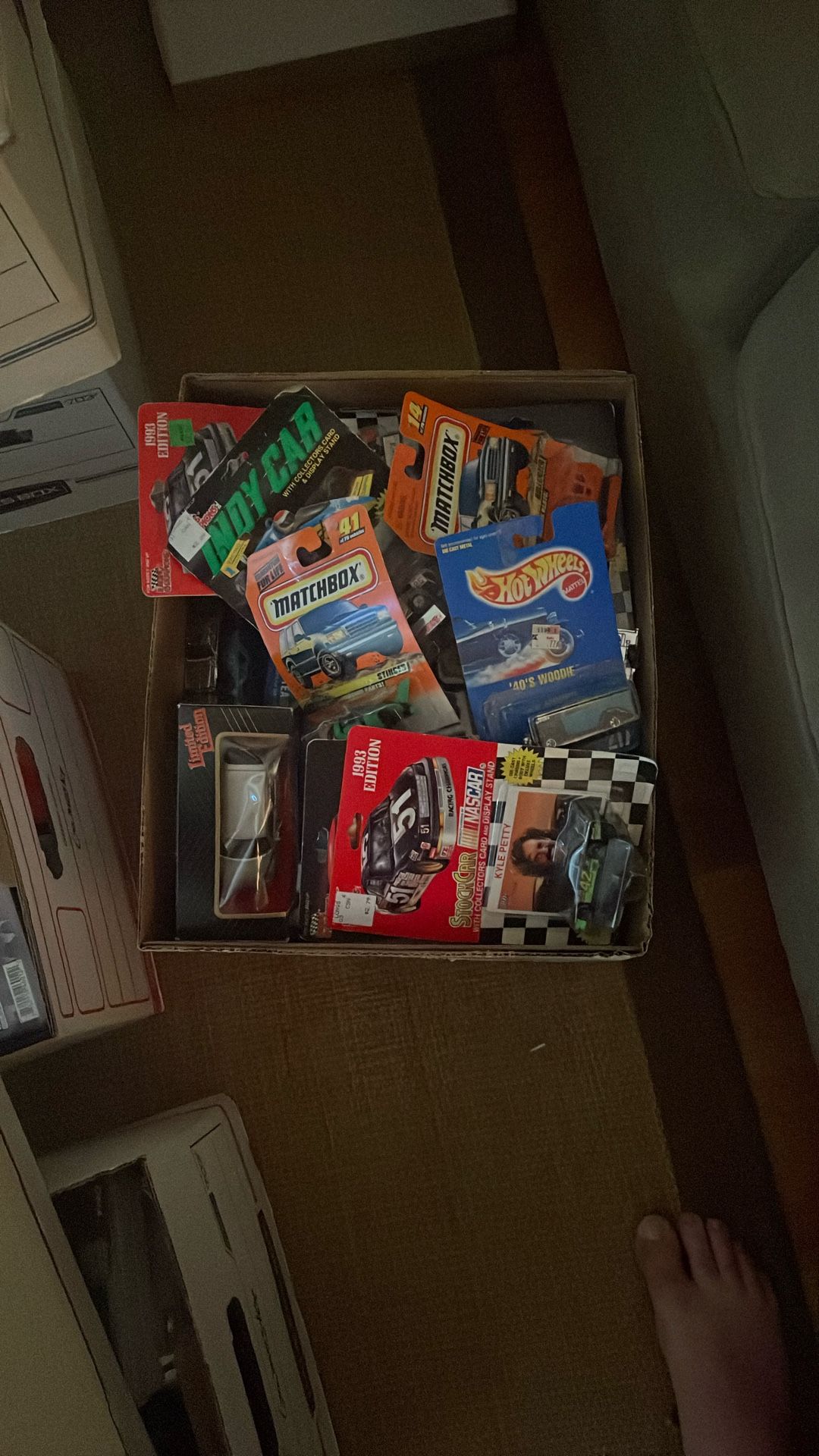 A Bunch Of Matchbox And Hot Wheels