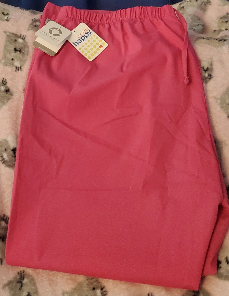 Women's Pink Scrubs Antimicrobial .NWT