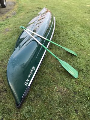 Photo Coleman canoe 16’6” Explorer canoe w/ paddles
