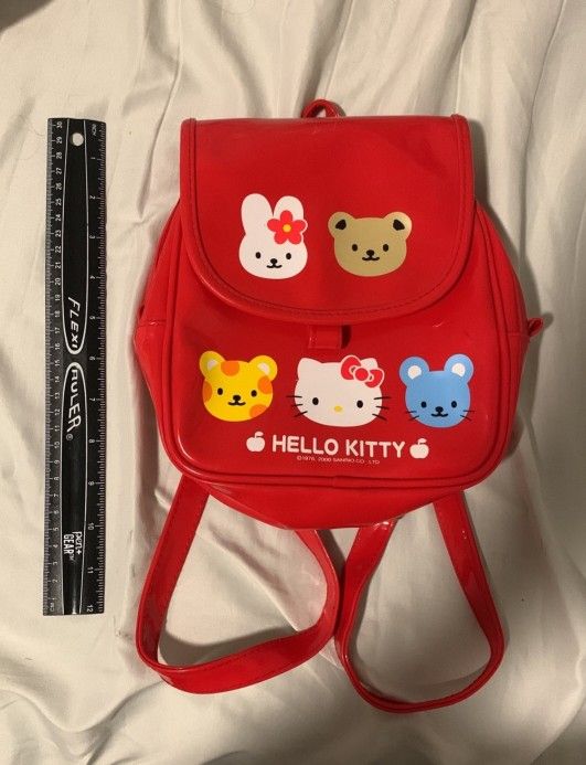 Vintage Hello Kitty Mini Backpack From The 2000s