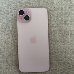 Pink iPhone 15 plus