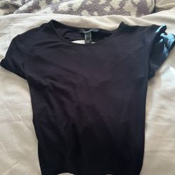 H&M tie back shirt