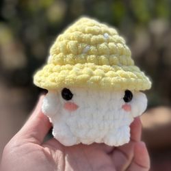 Yellow Mushroom Boy 🍄 Handmade 🧶 Crochet 🧶 Plushie 
