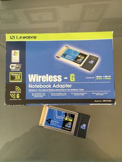 Wireless G laptop adapter
