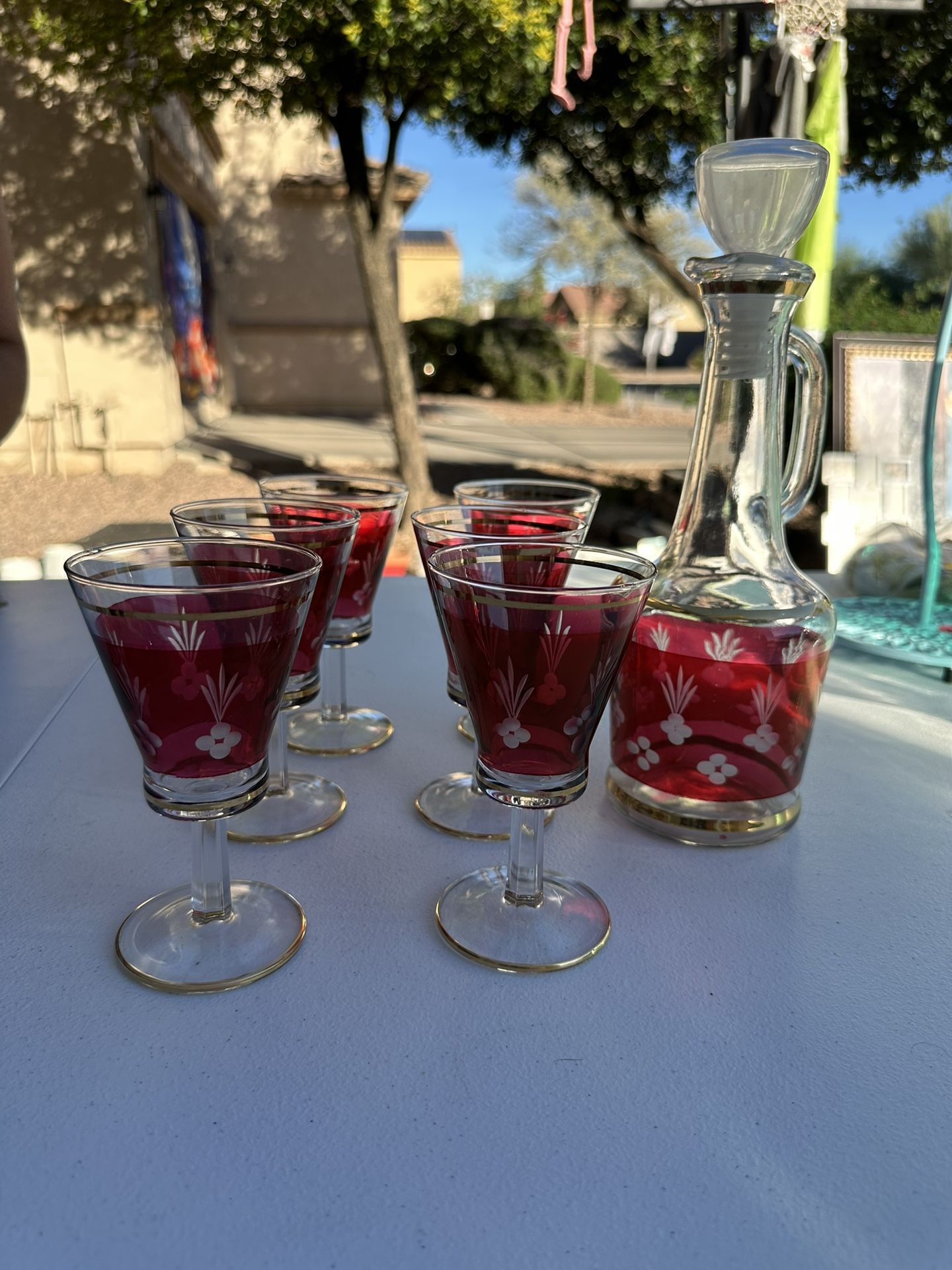 Vintage Cordial Set