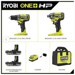 Ryobi Drill Set