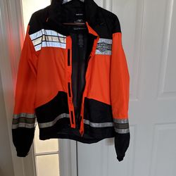 Authentic Harley Davidson Reflective Rain Jacket