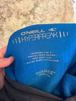 Black O’Neill XL Hyperfreak 4/3mm Full Wetsuit
