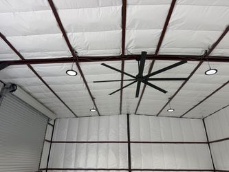 Metal deck insulation work