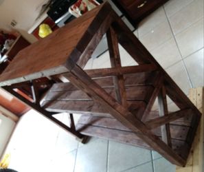 3alto x 4largo x14" ancho .. Mesa Madera