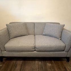 Gray Loveseat / Small Sofa (61”) – Pickup & Cash Only