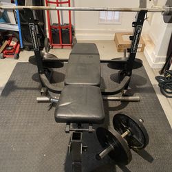 Bench Press and Squat Rack