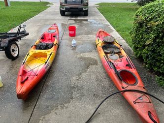 Tarpon kayaks with trailer