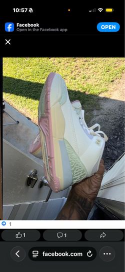 Kids Jordan’s retro 3 size 2Y