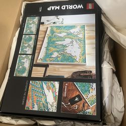 World Map Lego Retired