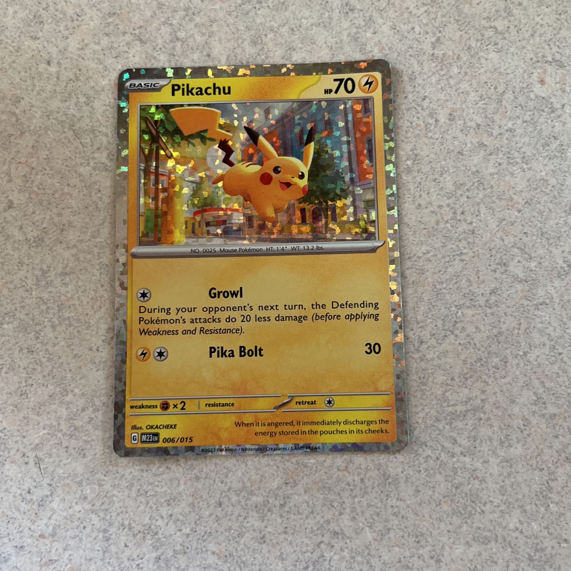 Pikachu Holo
