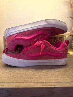 Pink Knu Skool Vans Shoes, 9.0 in Women US.