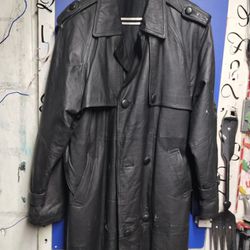 Leather Trenchcoat 