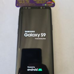 Unlocked Samsung S9 64g Black Excellent Clean Imei With Accessories 