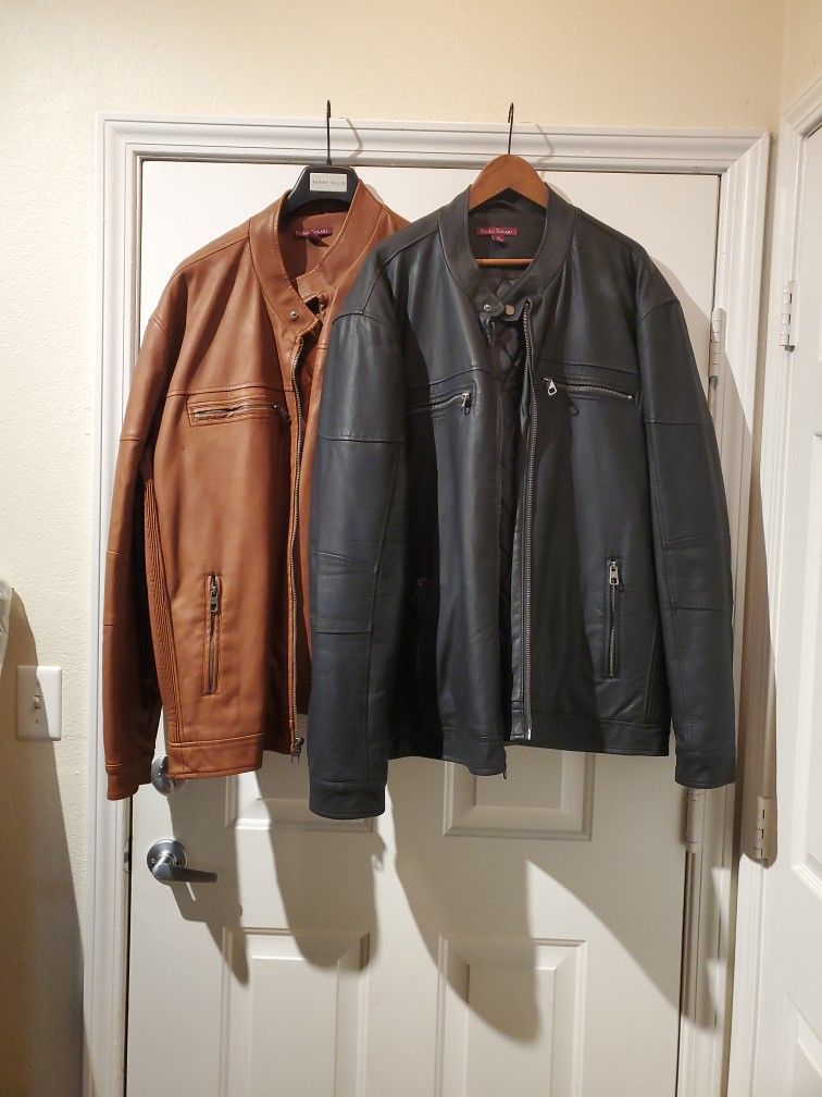 4XL Paulo Solari Leather Jackets