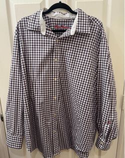 Robert Graham Gingham Button-Down Shirt 2XL