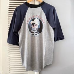 Vintage 80’s SUPERTRAMP World Tour 1983 Raglan Baseball T-shirt Sz Medium