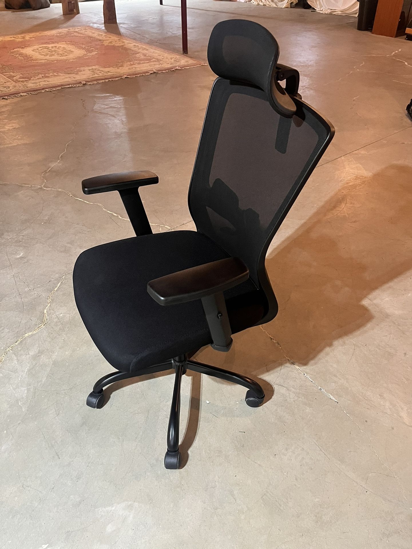 Ergonomic Office/Gaming Chair w/ Headset - Adjustable, Great Back Support