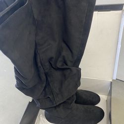 Womens Size 10WW Over The Knee Boots