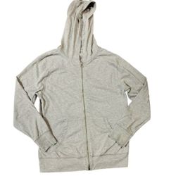 Old Navy Boy's Fleece Full Zip Hoodie Jacket Size Medium (8) Grey