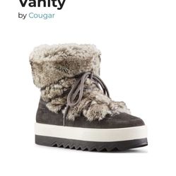 Cougar pewter Vanity Boots